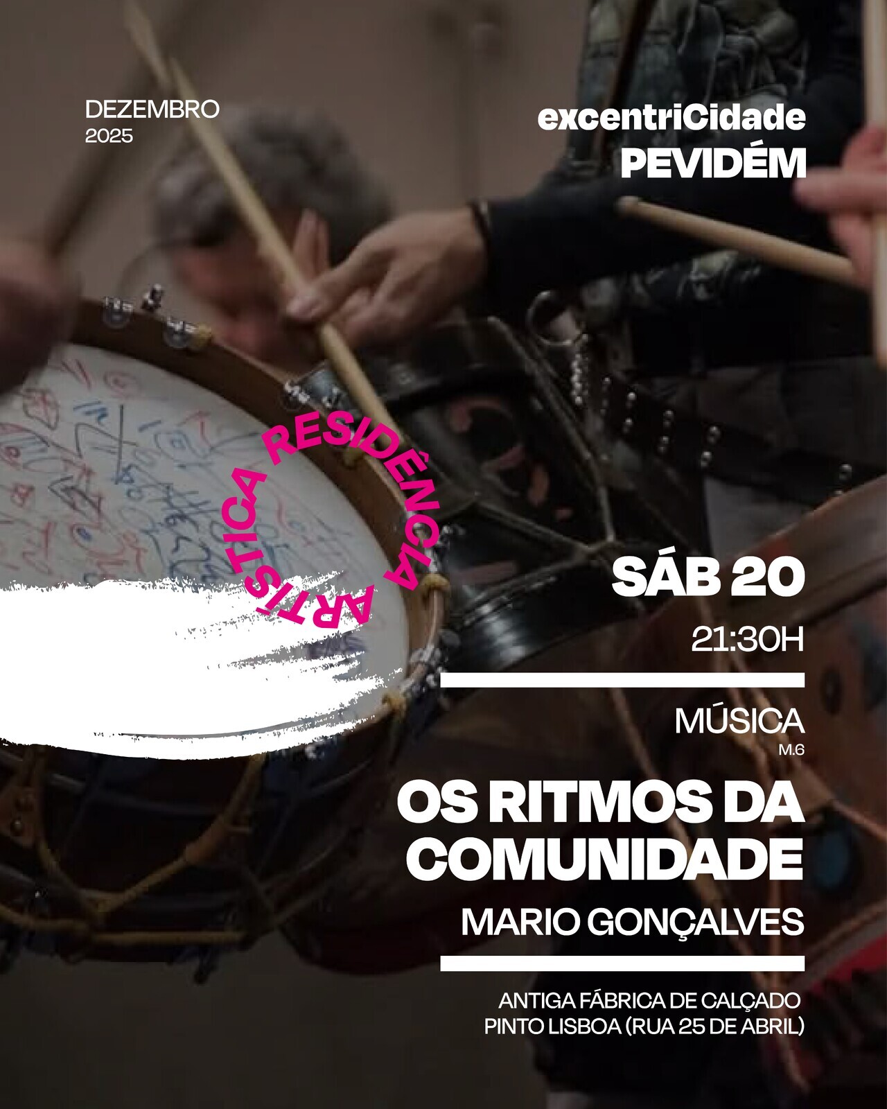 Os ritmos da Comunidade | Residência Artística